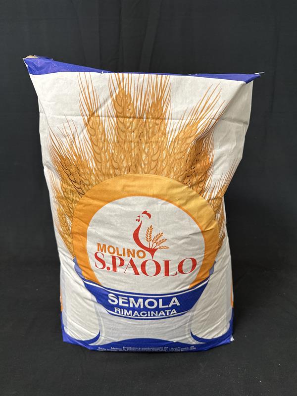 SEMOLA RIMACINATA GRANO DURO TOP SACCO KG 25 - S. PAOLO