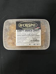 VASCHETTA CUBETTI ARANCIO CANDITI MIS. 9X9 GR 900 (CNF DA 6) - CANDITI