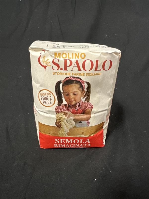 SEMOLA RIMACINATA DI GRANO DURO KG 1 - S. PAOLO