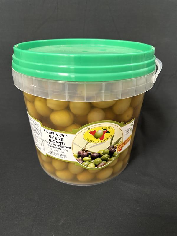 OLIVE VERDI INTERE GIGANTI SECCHIO KG 5